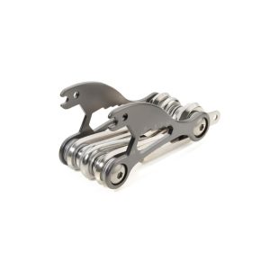 TROIKA COMPACT BICYCLE MULTI-TOOL - כלי רב תכליתי לתיקון אופניים טרויקה, מתנה לעובדים, מתנה לטיולים, מתנה לחובבי ספורט, מחזיק מפתחות