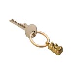 TROIKA Keyring HARIBO GOLDBEAR מחזיק מפתחות בצורת גומי דובונים, מחזיק מפתחות מעוצב