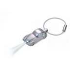 TROIKA Keyring LIGHT SPORTSCAR מחזיק מפתחות בצורת מכונית ספורט עם פנס, מחזיקי מפתחות מיוחדים, מחזיק מפתחות עם פנס