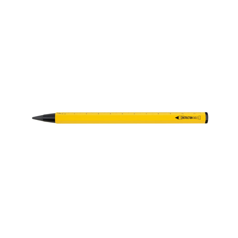 TROIKA Multitasking pencil, without sharpening - Yellow עיפרון ללא חידוד, עיפרון בר קיימא