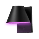 מנורה אלחוטית סולארית-לקסון- בצבע שחור - Lexon HELLONITE Wireless solar lamp, מנורה סולארית עם צבעים מתחלפים