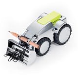 מחפרון שולחני -TROIKA EXCAVATOR DIGGER, מעמד לפתקיות וסיכות כסוף DESK ORGANIZER, מעמד לאבזירי משרד, מעמד מעוצב לכלי כתיבה, מעמד מעוצב לכלי כתיבה של טרויקה