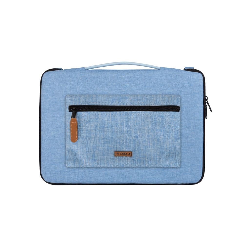 CABAIA LAPTOP CASE - PART DIEU סליב למחשב נייד בגודל 13 אינץ - קאביה, סליב מעוצב בצבע תכלת, סליב למחשב נייד עשוי חומרים ממוחזרים, כיסוי למחשב נייד עשוי חומרים ממוחזרים