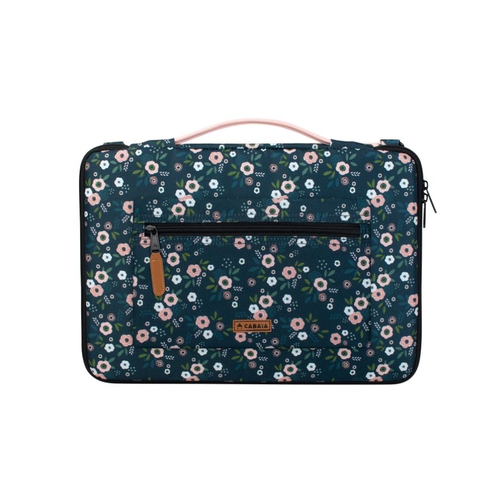 CABAIA LAPTOP CASE -סליב למחשב נייד 13 אינץ- קאביה, סליב מעוצב למחשב נייד, נרתיק למחשב נייד, נרתיק פרחוני למחשב נייד, סליב למחשב נייד עשוי חומרים ממוחזרים