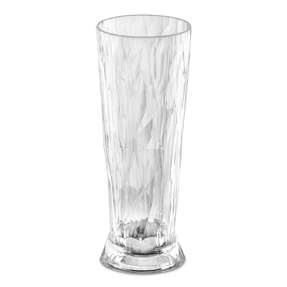 KOZIOL CLUB No. 11-Superglas 500ml כוס שקופה לבירה בלתי שבירה, כוסות של קוזיאול