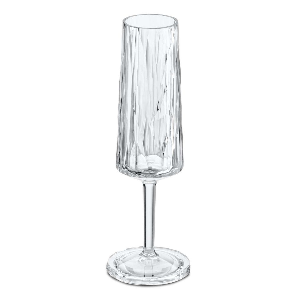 KOZIOL Superglas 100ml CLUB NO. 14 crystal clear -כוס שמפניה -קוזיאול, כוס בלתי שבירה