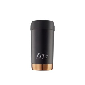 כוס תרמית רוט 7- Root7 Travel Cup VIP Black Split, כוס תרמית בצבע שחור, כוס תרמית קרמית