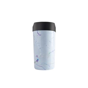 Root 7 Travel Cup magic marble, כוס תרמית - Root7 Travel Cup 350ml, Root7 כוס תרמית לדרך, כוס תרמית ללא BPA, כוס תרמית בצבע לבן שיש, כוס תרמית גדולה, כוס תרמית קרמית