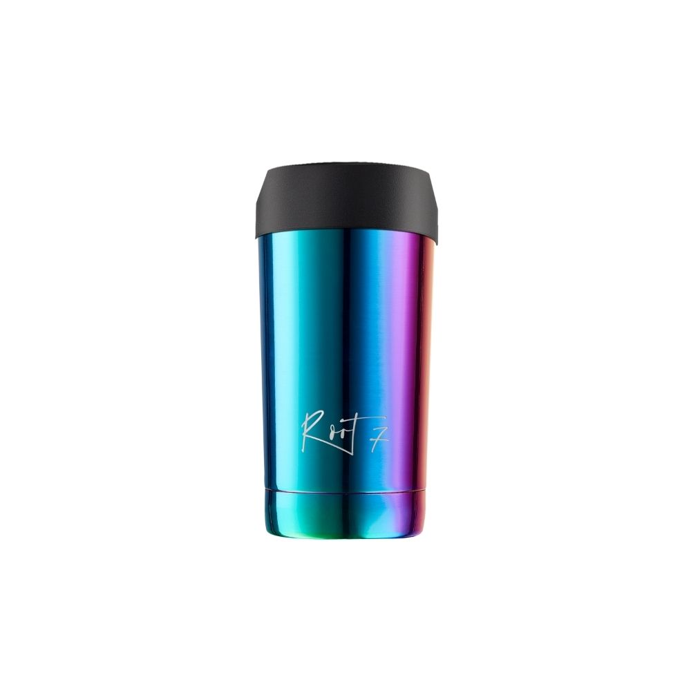 כוס תרמית רוט 7-Root 7 Travel Cup polished rainbow, כוס תרמית מעוצבת, כוס תרמית קרמית