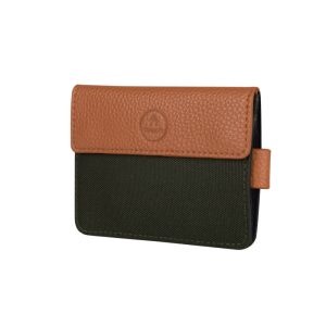 מיני ארנק קאביה בצבע ירוק CABAIA MINI WALLET MONT RUSHMORE, קבאיה מיני ארנק ירוק עם סגירה מגנטית Mont Rushmore- CABAIA, ארנק טבעוני קאביה