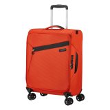 מזוודה בצבע כתום- סמסונייט-SAMSONITE, מזוודת עליה למטוס 20 אינץ', מזוודת סמסונייט 4 גלגלים, מזוודת SAMSONITE LITEBEAM