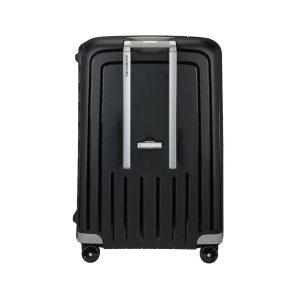 SAMSONITE S'CURE SPINNER -BLACK, מזוודת סמסונייט שחורה, מזוודת סמסונייט קשיחה