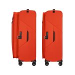 מזוודה מתרחבת בצבע כתום- סמסונייט-SAMSONITE LITEBEAM, מזוודה מתרחבת סמסונייט, מזוודה מתרחבת גדולה 28 אינץ