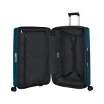 SAMSONITE UPSCAPE SPINNER 7528 EXP-PETROL BLUE - מזוודה מתרחבת סמסונייט, מזוודה קשיחה סמסונייט