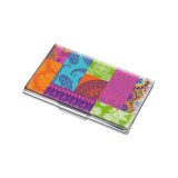נרתיק כרטיסי ביקור – TROIKA Coloured Paisley - טרויקה, נרתיק לאחסון כרטיסי ביקור טרויקה, נרתיק צבעוני לאחסון כטיסי ביקור