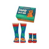 DADDY AND ME - TIGER - AGE 1-2 - גרביים מעוצבות יונייטד אוד סוקס -unitedoddsocks