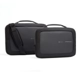 XD Design 16_ + 14_ Laptop Bag, black - תיק צד למחשב נייד, תיק צד שחור למחשב, תיק צד אלגנטי למחשב נייד, תיק צד למחשב נייד למנהלים, תיק צד עשוי חומרים ממוחזרים, תיק צד אקסדי דיזיין, מתנה לעובדים, מתנה למנהלים, תיק צד שחור "14, תיק למחשב נייד "16