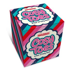 COSY TOES -גרביים מעוצבים עם איור של פתיתי שלג-אוד סוקס - ODD SOCKS, גרביים מעוצבות