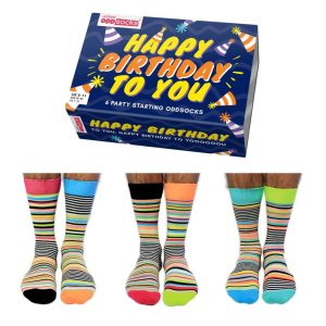 גרבי יומולדת- ODD SOCKS - גרביים צבעוניות, מארז גרביים אוד סוקס