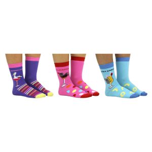 גרביים מעוצבות - COCKTAIL - ODD SOCKS - גרביים צבעוניות, גרביים למבוגרים, גרביים באיור קוקטיילים