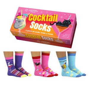 גרביים מעוצבות - COCKTAIL - ODD SOCKS - גרביים צבעוניות, גרביים למבוגרים, גרביים באיור קוקטיילים