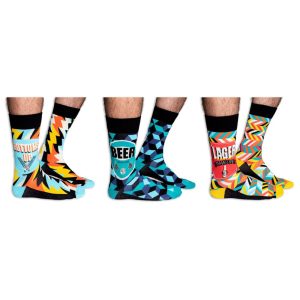 גרביים לחובבי בירה - UNITED ODD SOCKS, גרביים מגניבות, גרביים צבעוניות