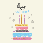 עוגת יום הולדת שמח +₪7.99