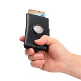 ארנק גברים עם אבטחת נתונים rfid ושילוב מקום לאיירטאג