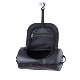 תמונה של תיק WASHBAG פתוח – תא מרווח עם תאי רשת, מקום לכל פריט אישי – מצולם מבפנים בזווית עליונה.