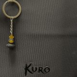 מחזיק מפתחות ברווז שחור עם כתר kuro