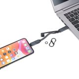 כבל USB עם מתלה למפתח או תיק גב