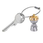 מחזיק מפתחות מלכה עם כתר זהב בעיצוב יוקרתי